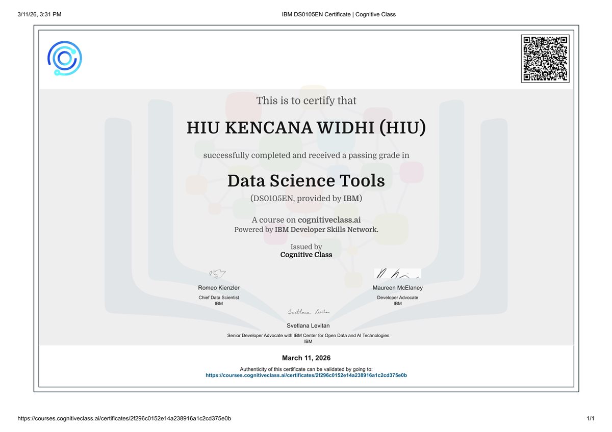Data Science Tools